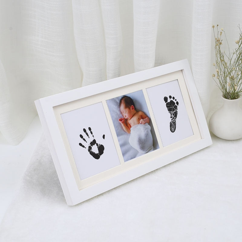 Ink Hand Foot Print Photo Frame Baby DIY