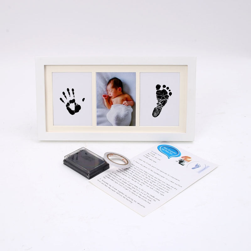 Ink Hand Foot Print Photo Frame Baby DIY