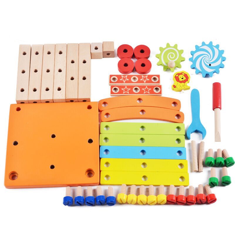 Wooden Assembling Chair Montessori Toys