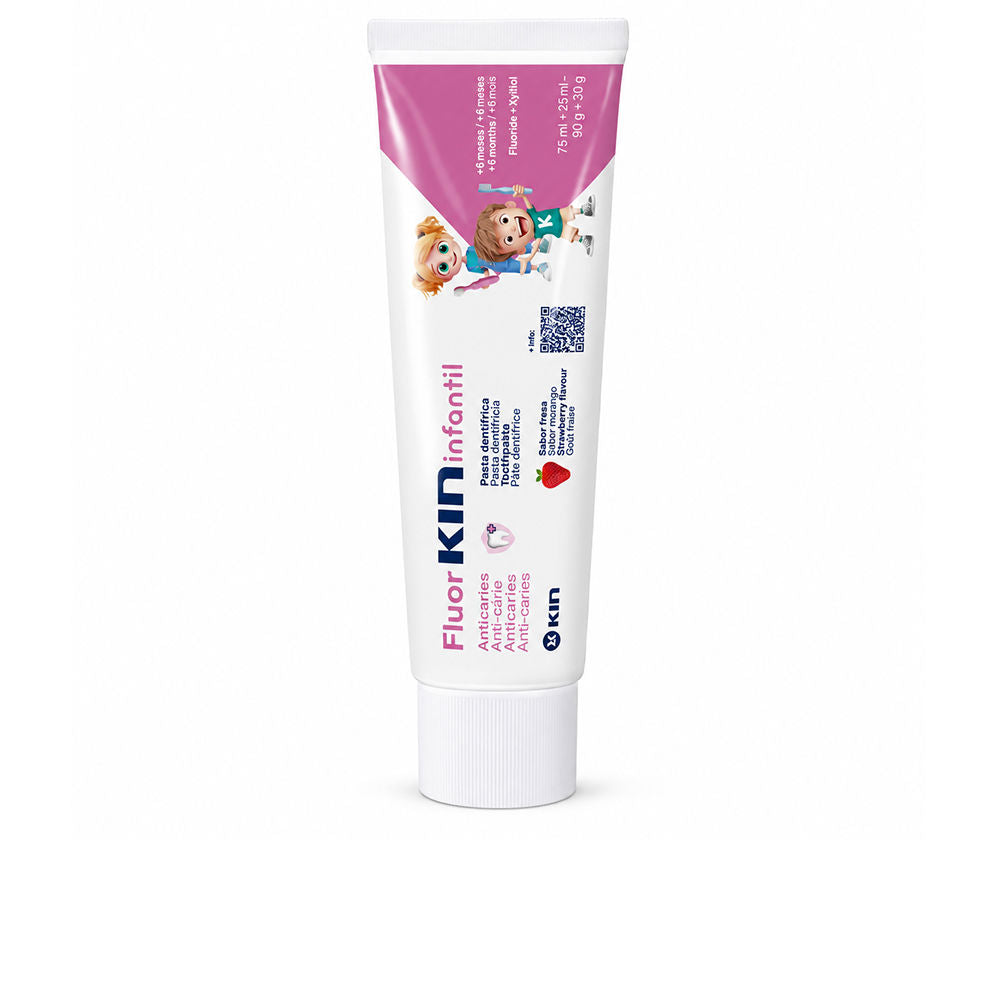 FLUORKIN INFANTIL pasta dentífrica #fresa 75+25 ml 100 ml
