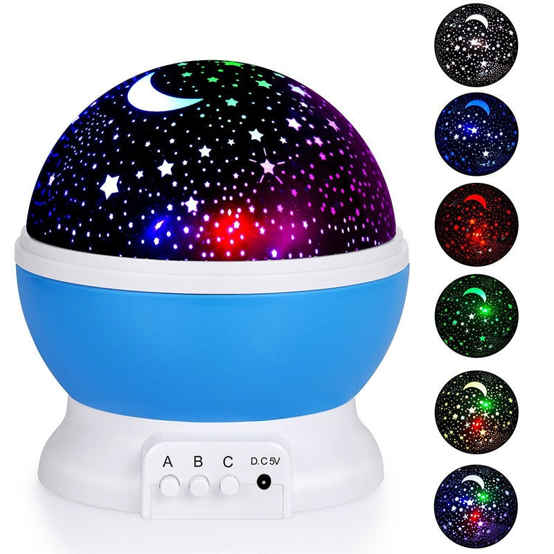 LED Projector Star Moon Night Light