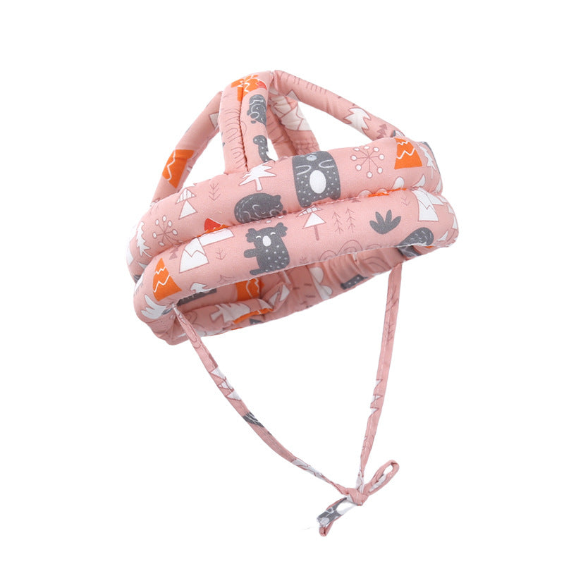 Baby anti-collision  head protection hat safe breathable and washable