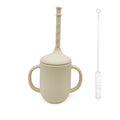 Silicone Baby Learning Drink Cup With Straw