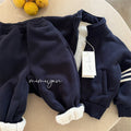 Ollie fleece jacket casual two-piece set