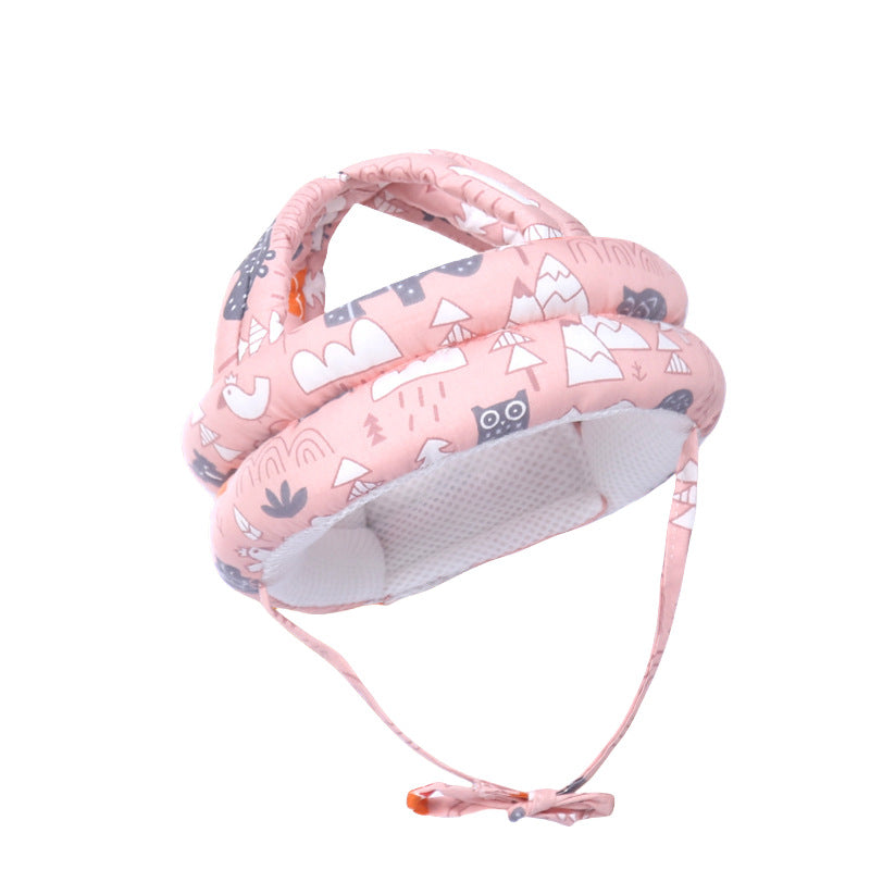 Baby anti-collision  head protection hat safe breathable and washable
