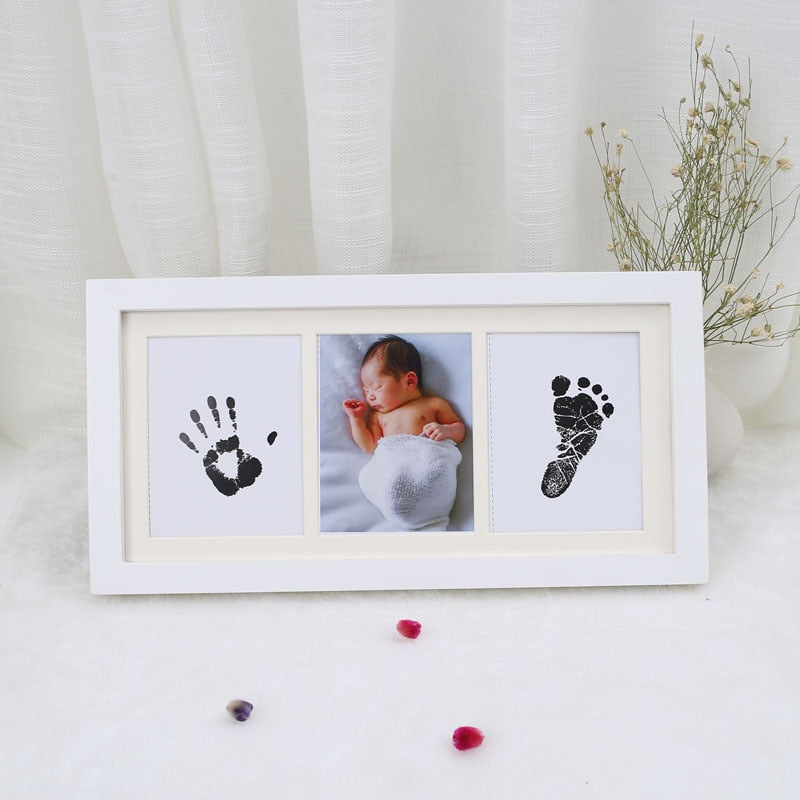 Ink Hand Foot Print Photo Frame Baby DIY