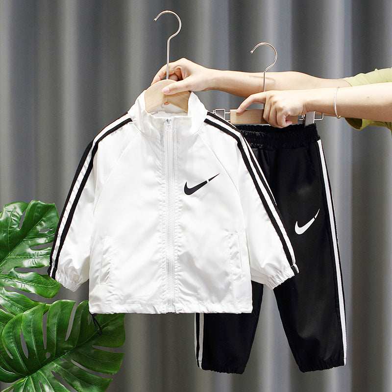 Boys Sport Casual Spring Autumn Two-Piece Outfit Set