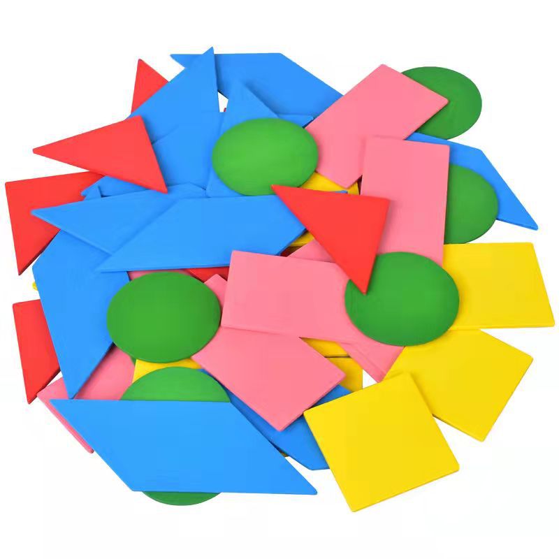 Geometry learning aids math teaching aids children's DIY intelligence puzzle toys