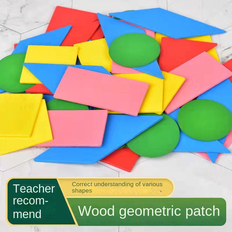 Geometry learning aids math teaching aids children's DIY intelligence puzzle toys
