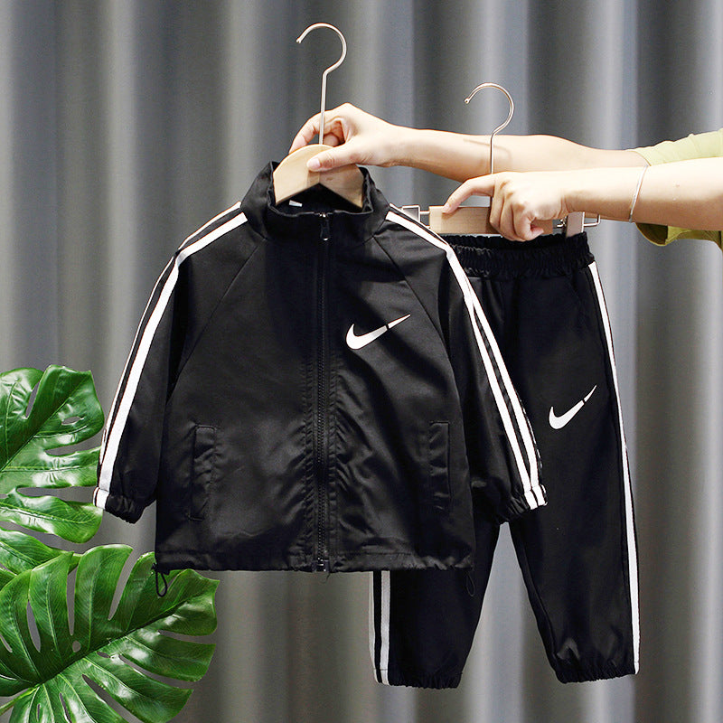 Boys Sport Casual Spring Autumn Two-Piece Outfit Set