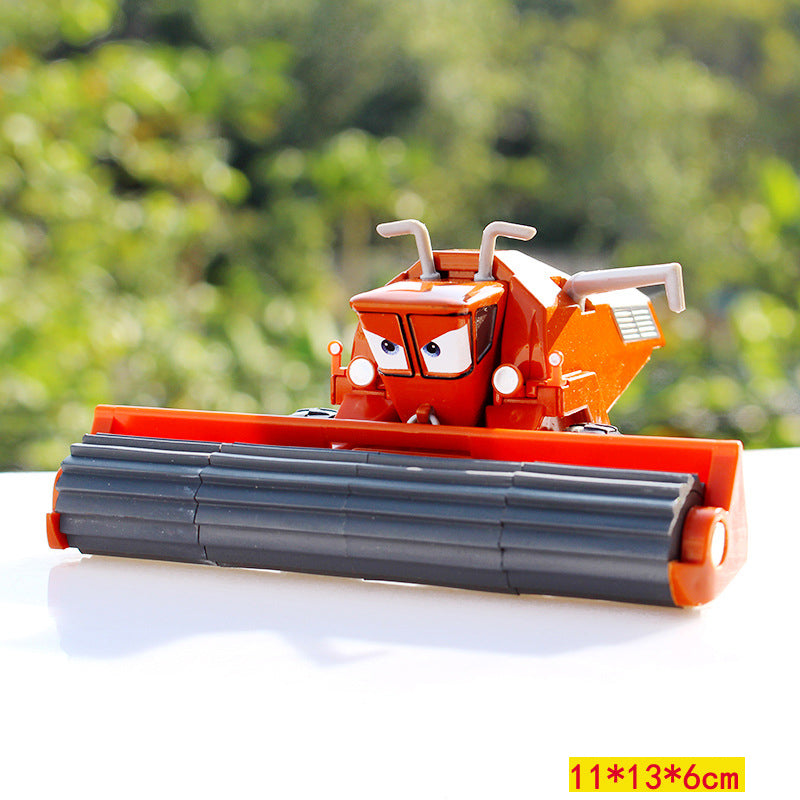 Racing Cars Harvester Uncle Cow Flank Frank Mowing Alloy