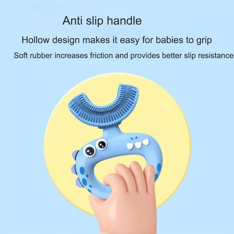 Children's toothbrush silicone baby toothbrush