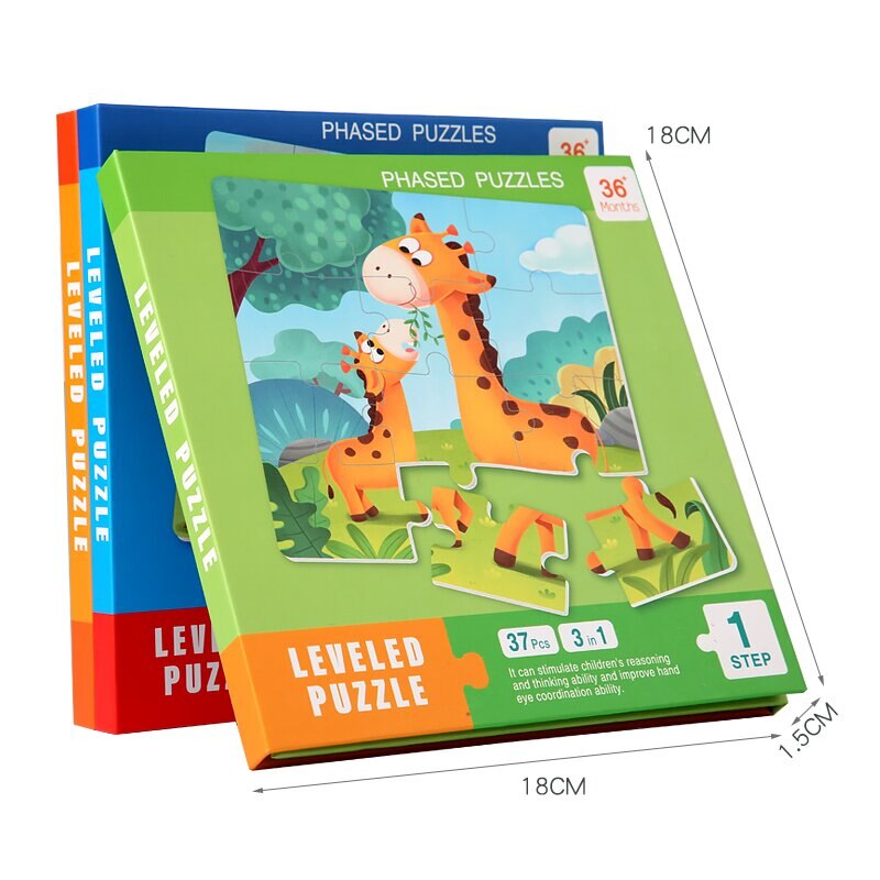 Children's Progressive Puzzle Magnetic Puzzle Young Magnetic Early Education Kindergarten 3 To 6 Years Old Boys And Girls Toys