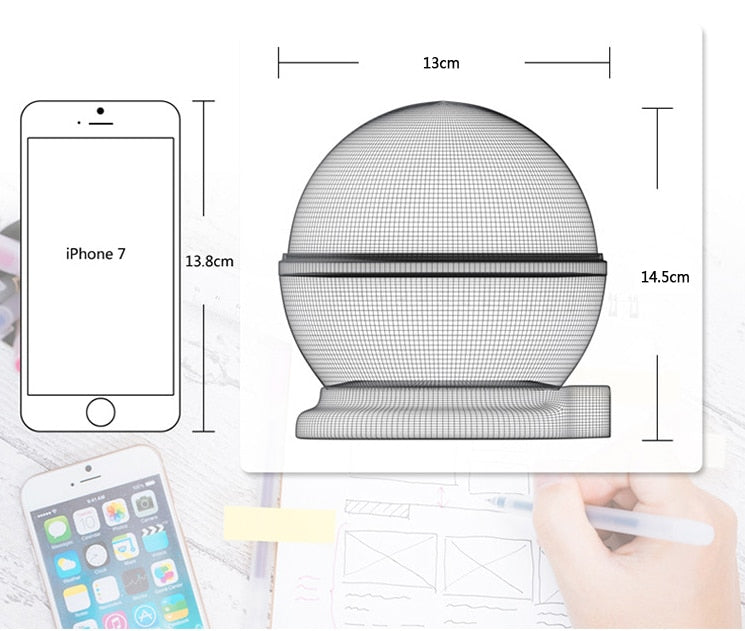 LED Projector Star Moon Night Light