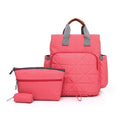 3pcs/set Baby Diaper Bag Suits For Mom Mother Mummy Maternity Bag Fashion Zipper Nappy Bags Set for Stroller Coin Pocket Handbag