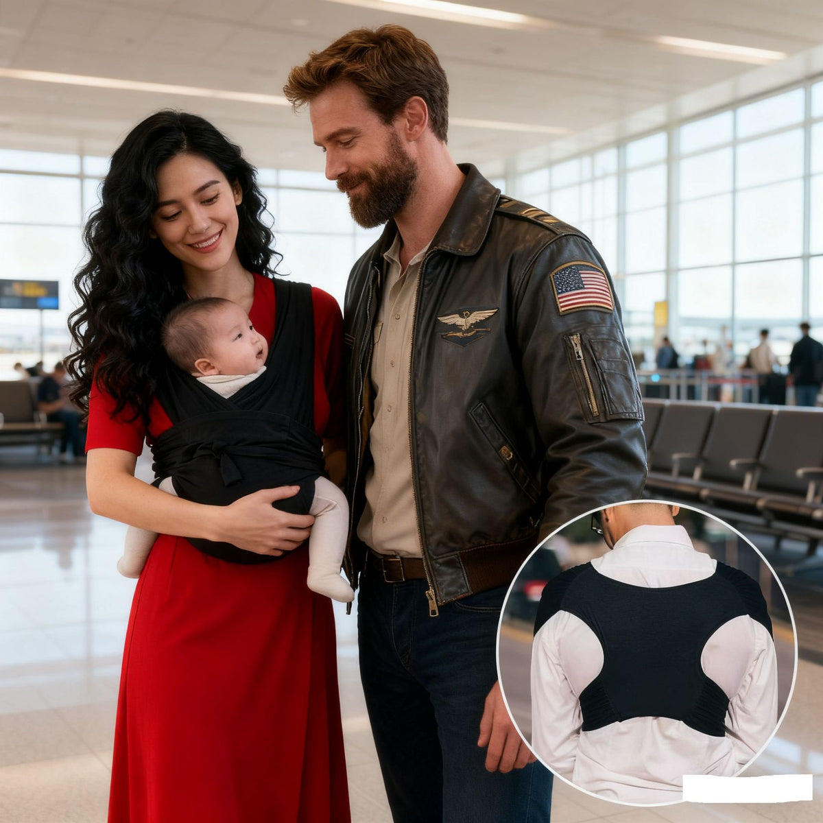 Baby Carrier Front-Facing Baby Wrap for Newborns