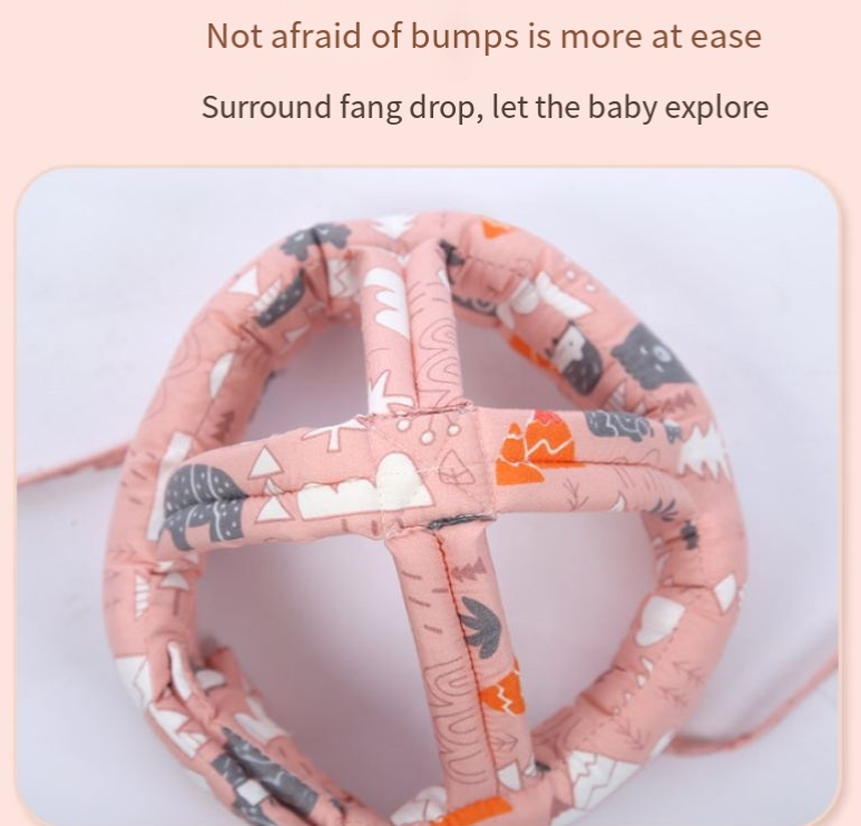 Baby anti-collision  head protection hat safe breathable and washable