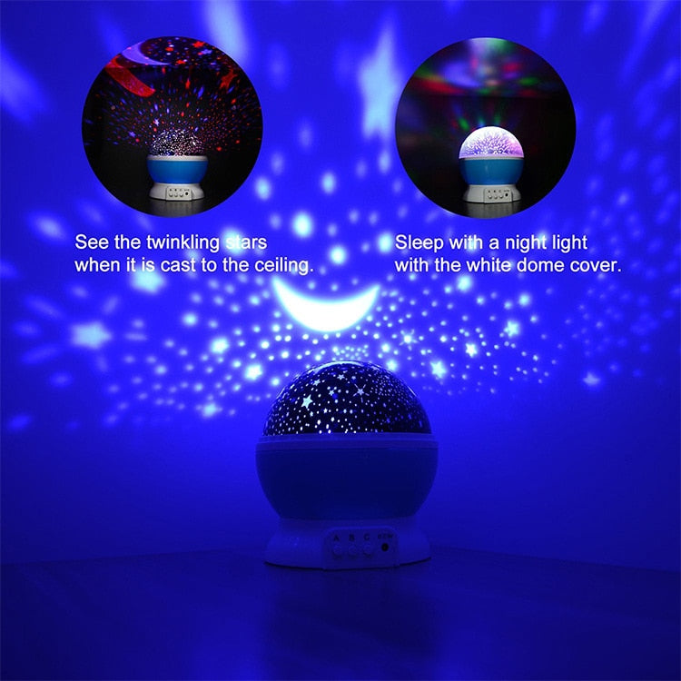 LED Projector Star Moon Night Light