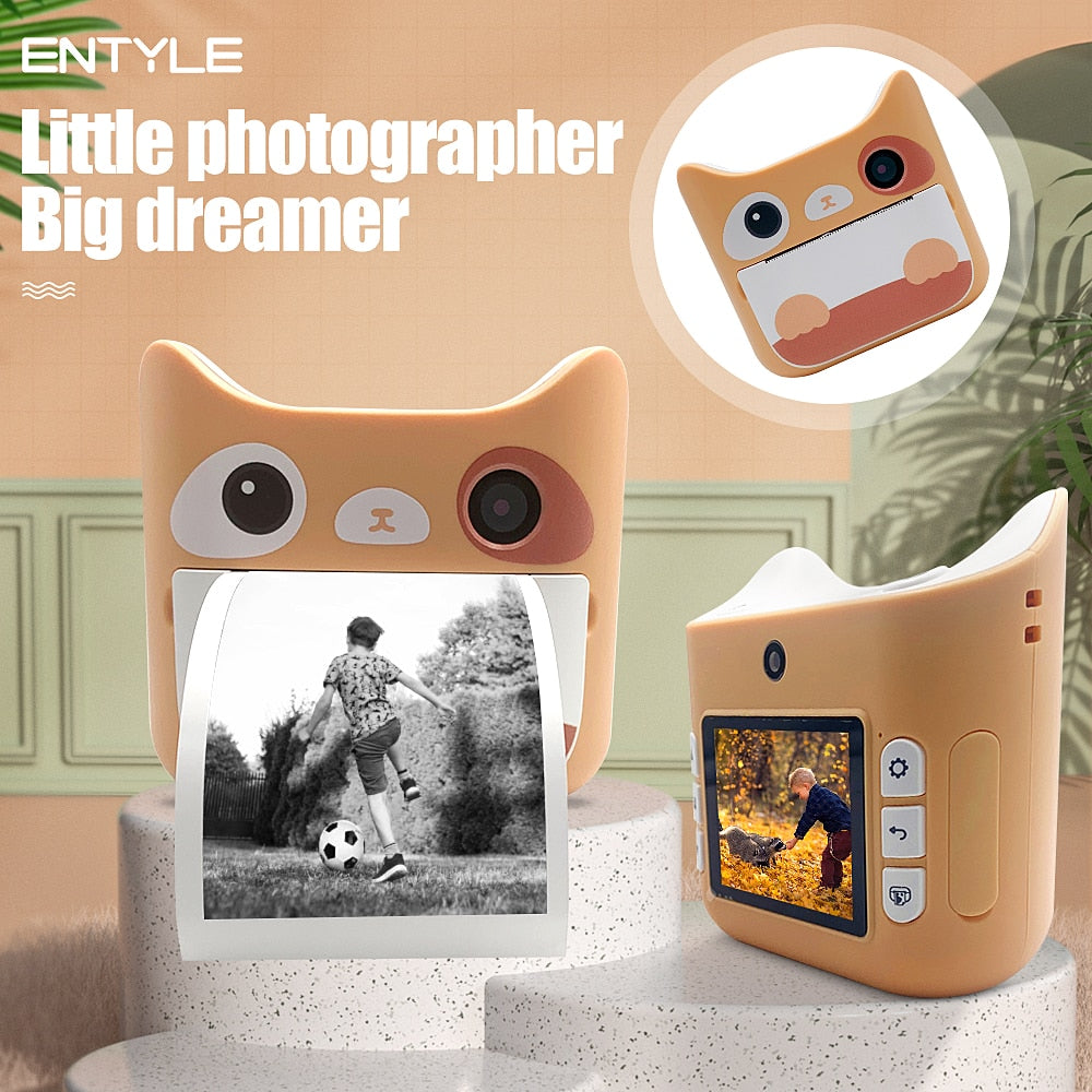Children's Camera With Print Instant Print Photos