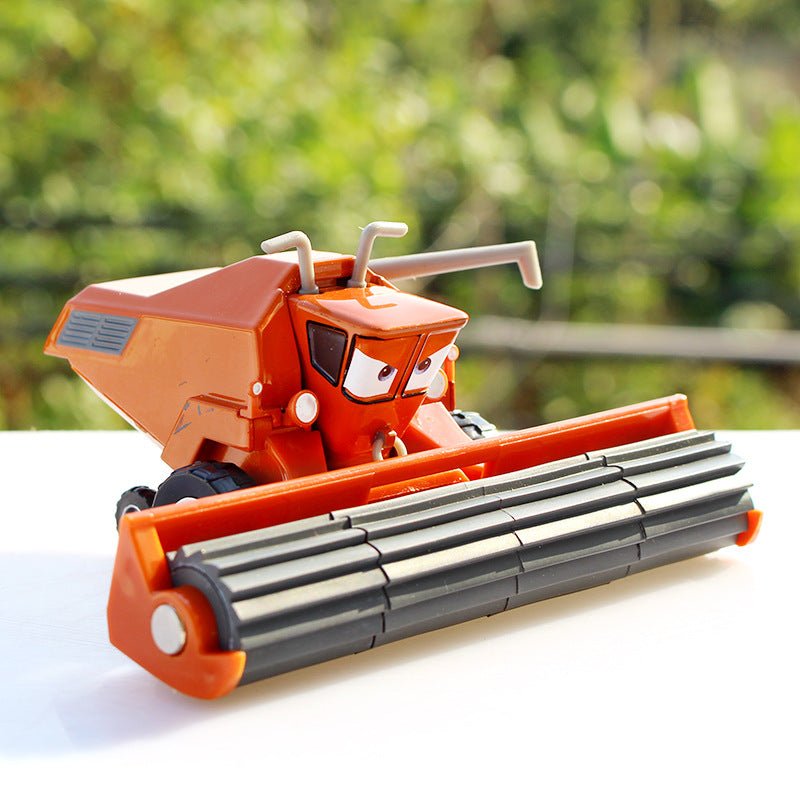Racing Cars Harvester Uncle Cow Flank Frank Mowing Alloy