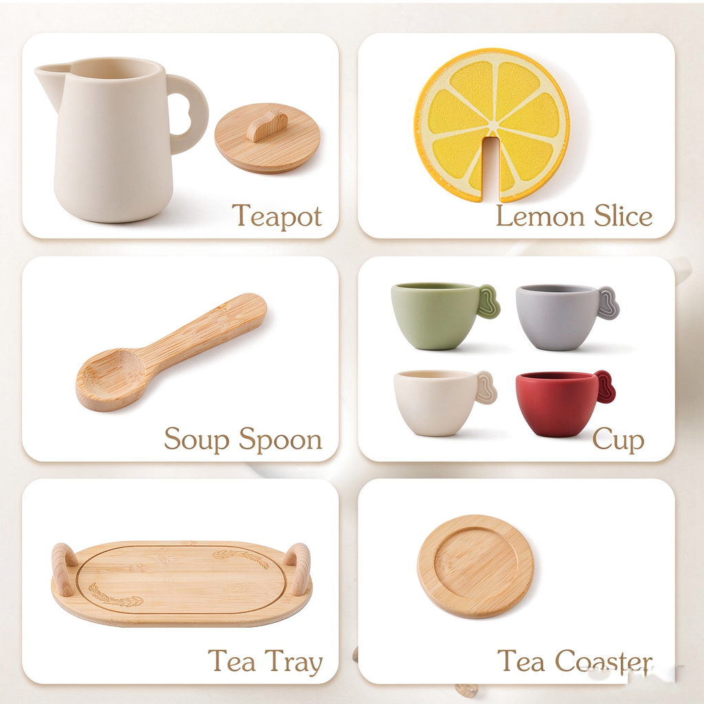 Little Host Wooden Tea Set