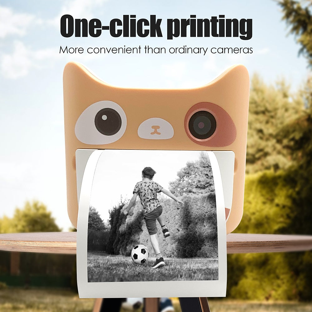 Children's Camera With Print Instant Print Photos