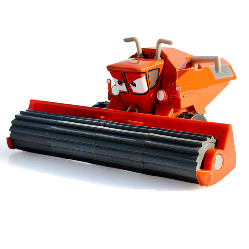 Racing Cars Harvester Uncle Cow Flank Frank Mowing Alloy