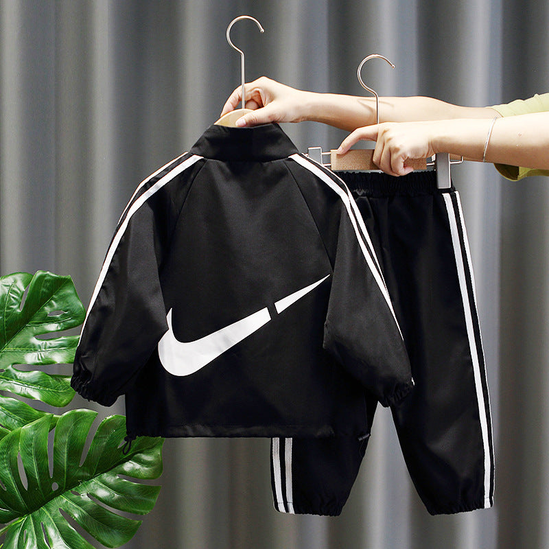 Boys Sport Casual Spring Autumn Two-Piece Outfit Set
