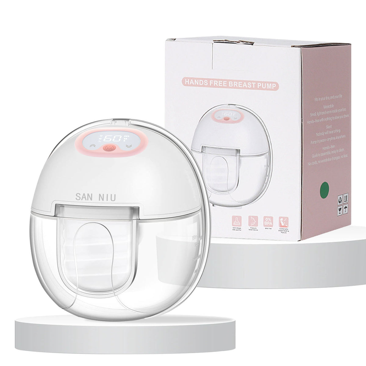 All‑in‑One Hands‑Free Wearable Electric Breast Pump