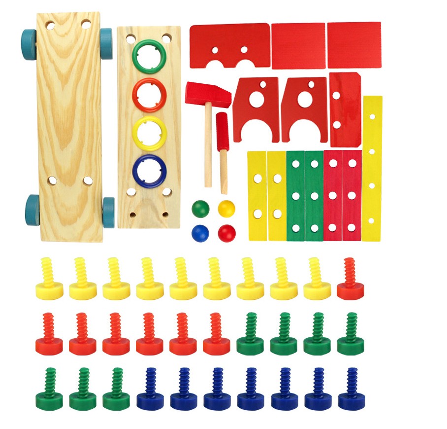 Wooden Assembling Chair Montessori Toys