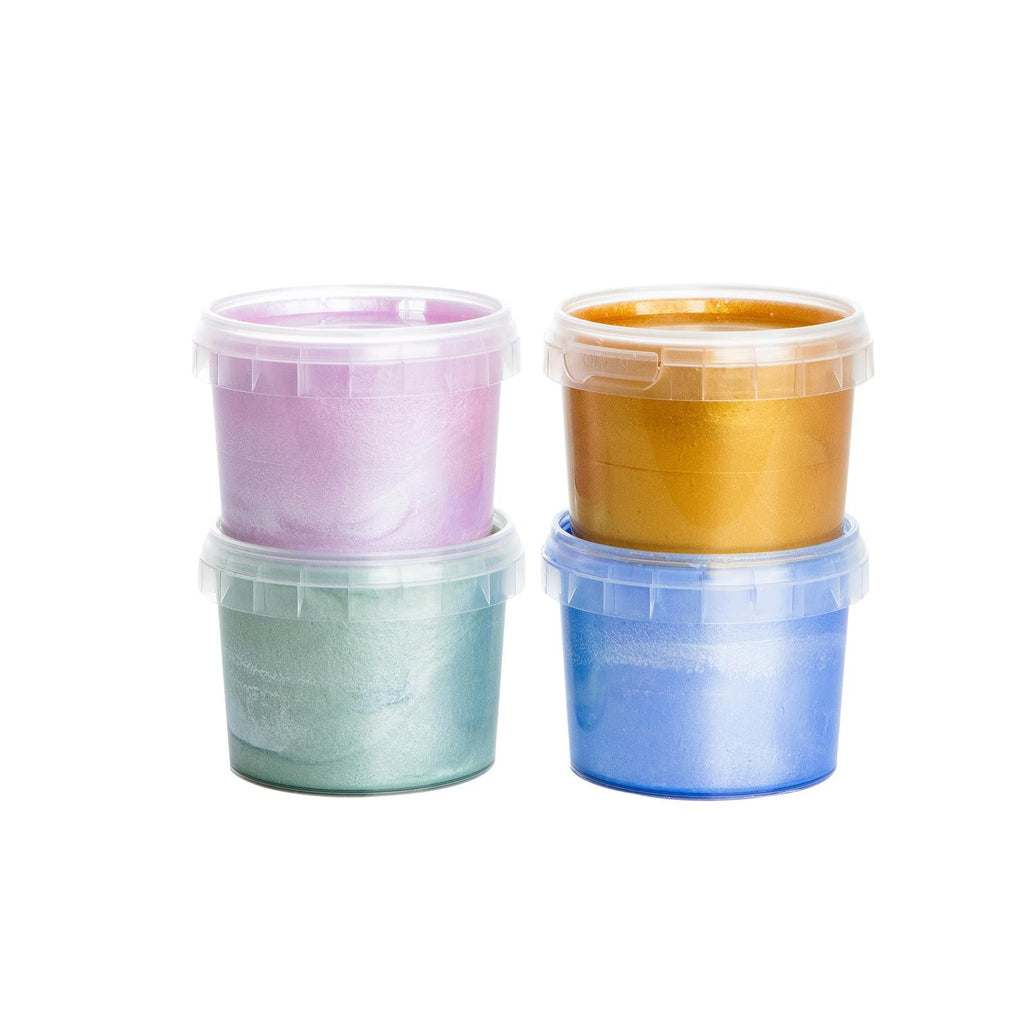 Neogrün Organic Glitter Finger Paint Set 4x90g