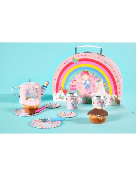 Tea and Cooking Set for Kids with Music - Rainbow Fairy Small