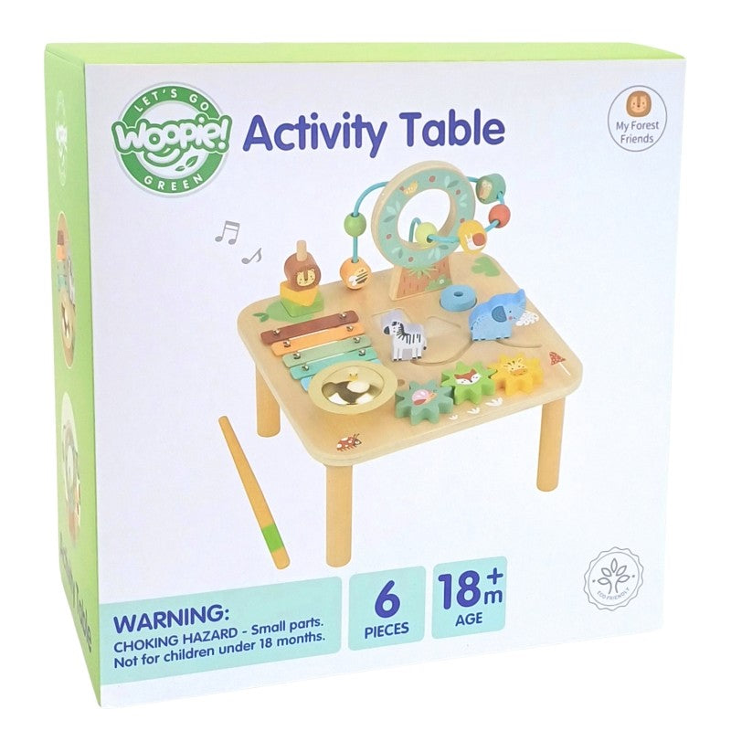Wooden Educational Table Musical Sensory Maze 5in1