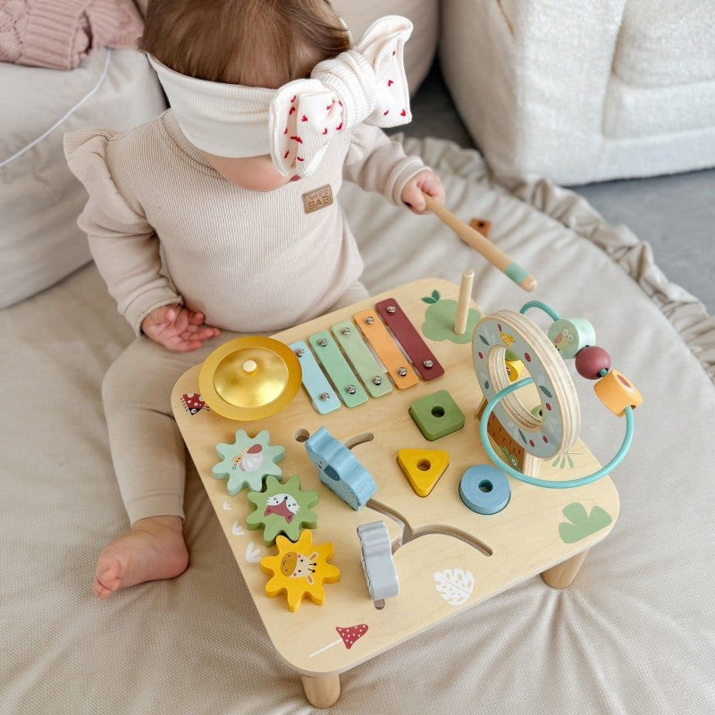 Wooden Educational Table Musical Sensory Maze 5in1